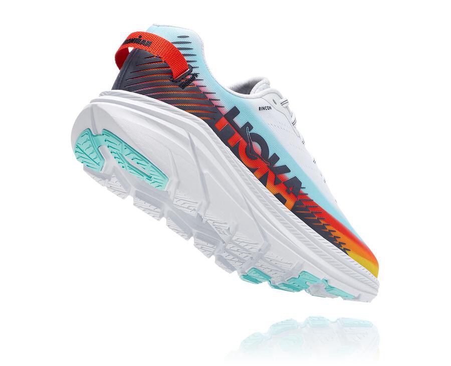 Chaussure Running Hoka One One Ironman Rincon 2 Femme - Blanche/Bleu - CSR-324850